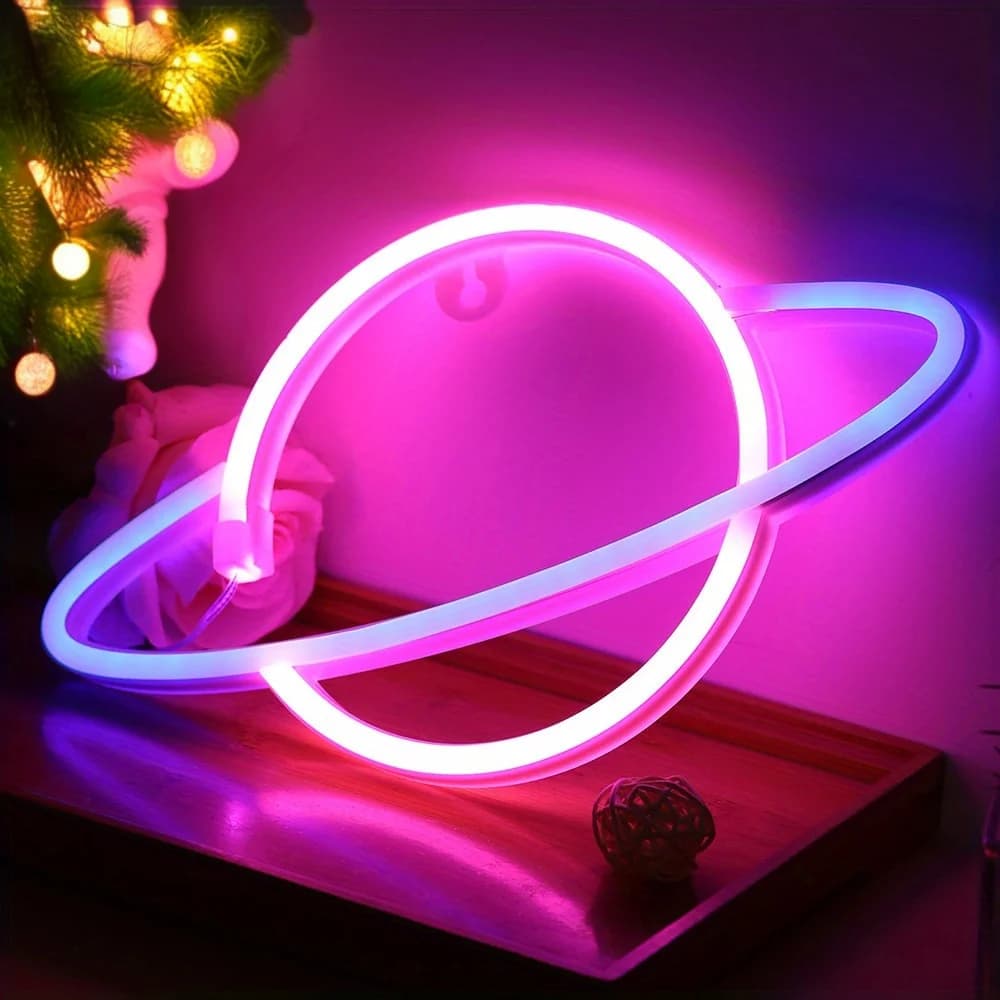 Blitz Neon-Schild, USB/Batteriebetriebene LED-Wandleuchte
