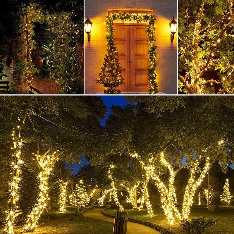 Solar-LED-Märchenlichterkette, 20 oder 50 LEDs