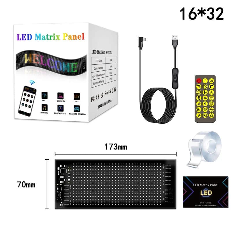Flexibles RGB-LED-Matrix-Pixel-Display-Panel