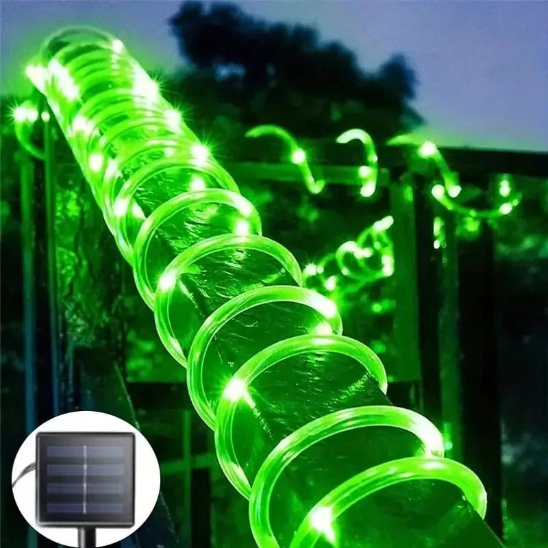 Solar-LED-Seilwegbeleuchtung, 8 Modi