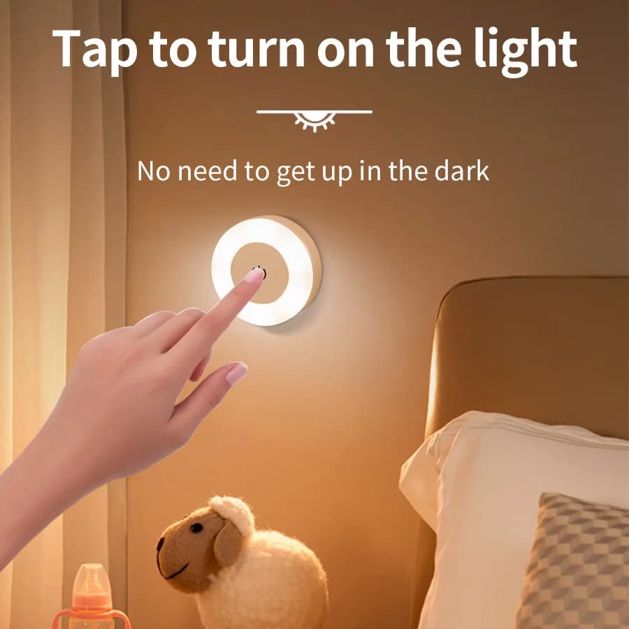 Tragbare dimmbare LED-Wandlampe, kabellos