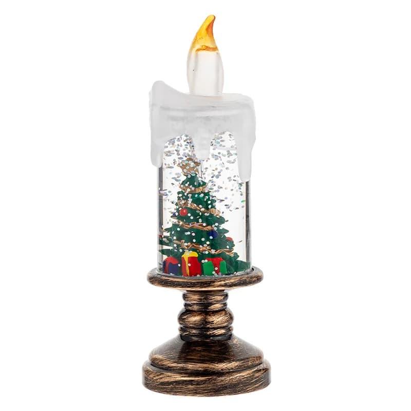 LED-Weihnachtsschneekugel-Tischlampe mit Santa