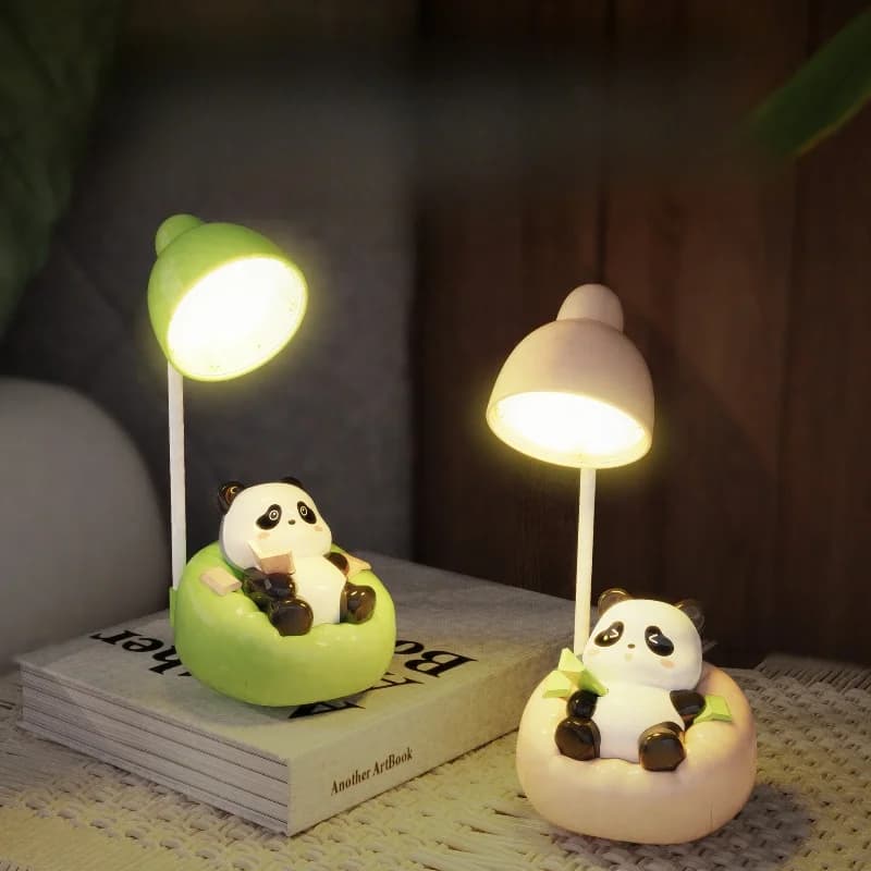 Panda LED Schreibtischlampe mit Handyhalter