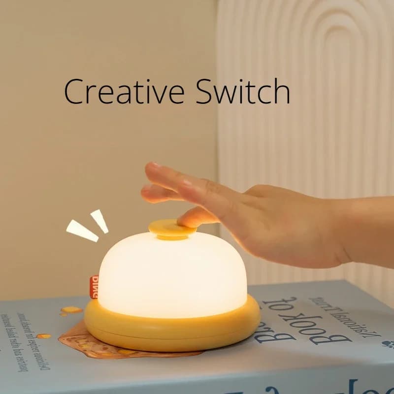Warmweiße glockenförmige LED-Nachtlicht mit Timer
