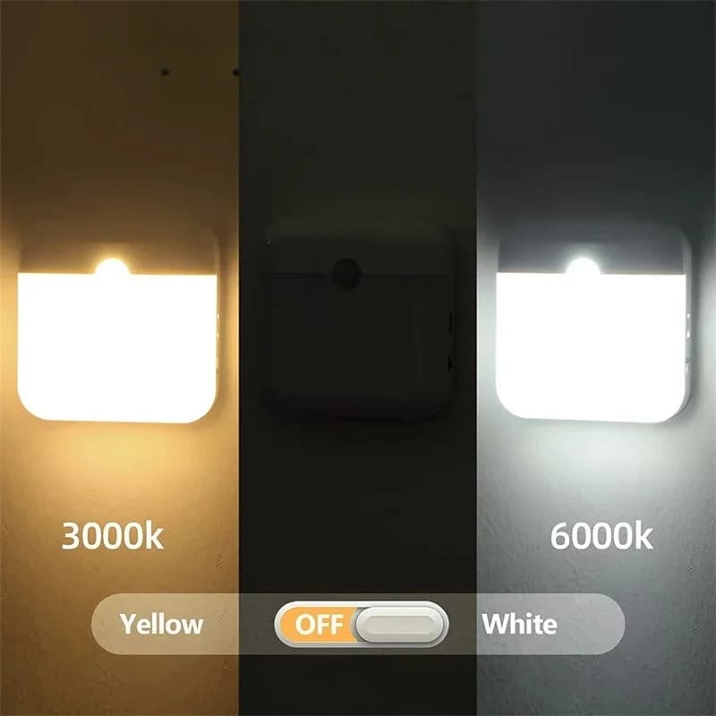 Wiederaufladbare LED-Bewegungsmelder-Nachtlicht