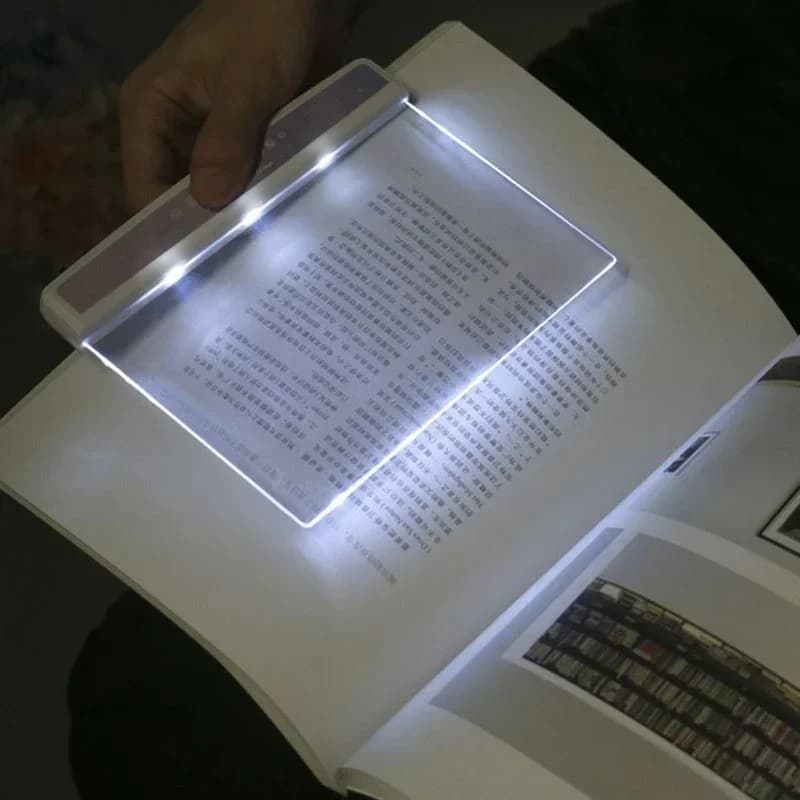 Tragbare batteriebetriebene LED-Buchlampe mit Augenschutz