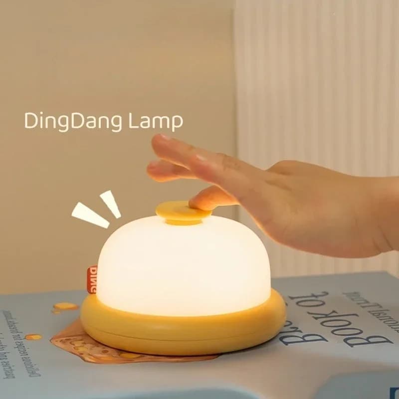 Niedliche Glocke Warmweiß LED Nachtlicht mit Timer