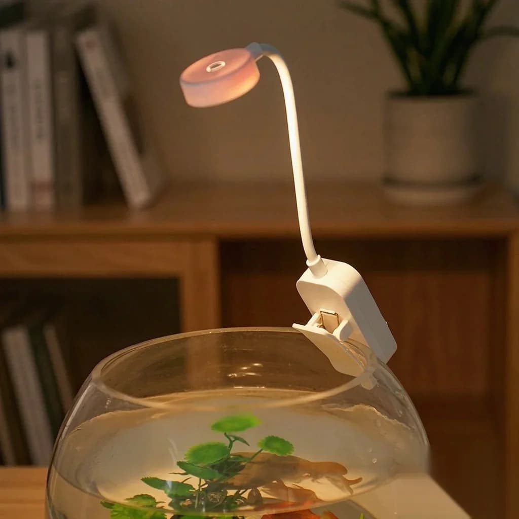 Batteriebetriebenes dimmbares schwenkbares LED-Klemmlicht